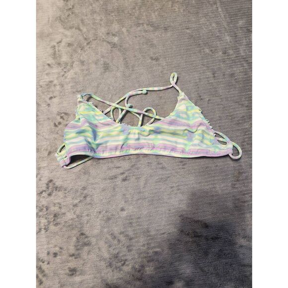 Victoria's Secret Bikini Top Size S Strappy Halter Swim Top - Picture 1 of 3